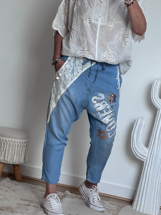 Jeans bohème TU 36/42