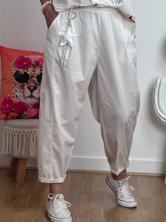 Pantalon crème balloon TU 36/42