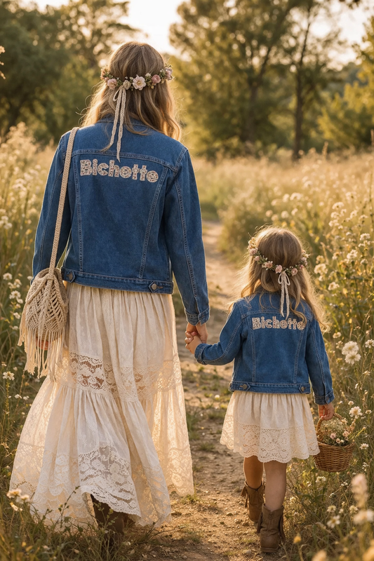 Blouson jeans bichette enfants du 2 au 16 ans