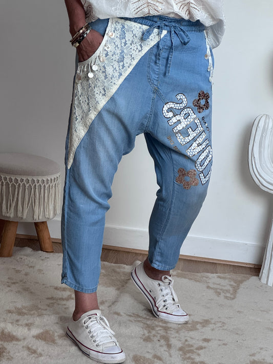 Jeans bohème TU 36/42