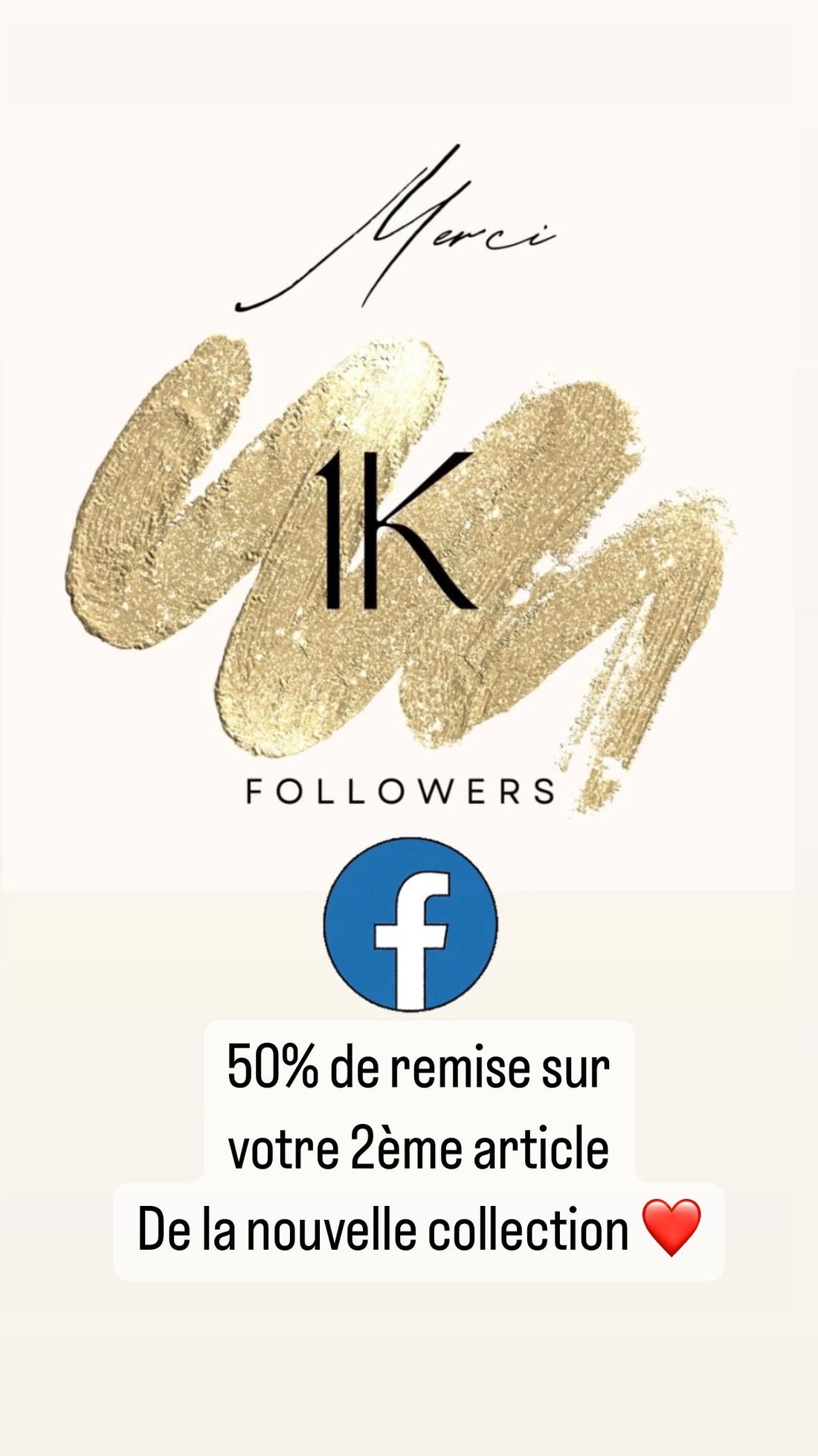 Merci !!! plus de 1K de Followers sur FaceBook