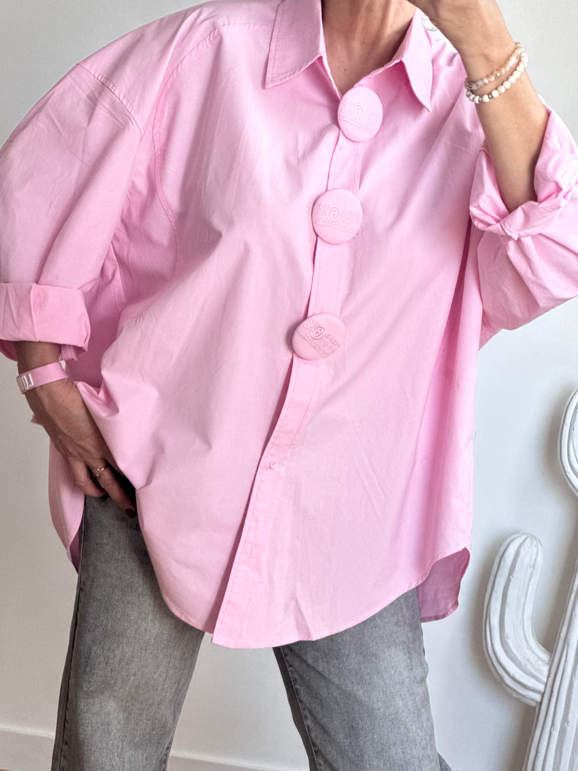 Chemise Capucine rose