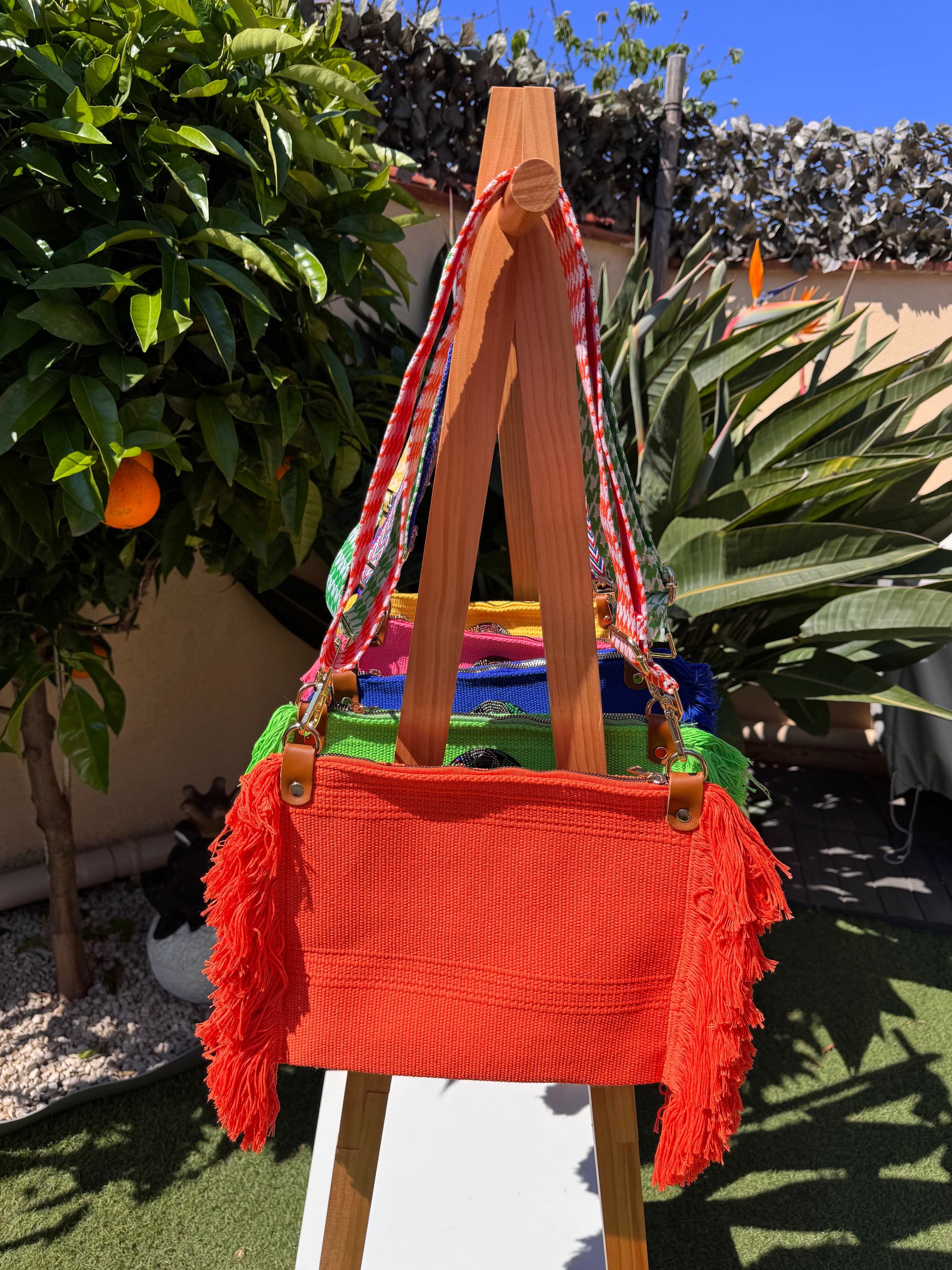Sac bohème orange