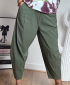 Pantalon style japonais kaki