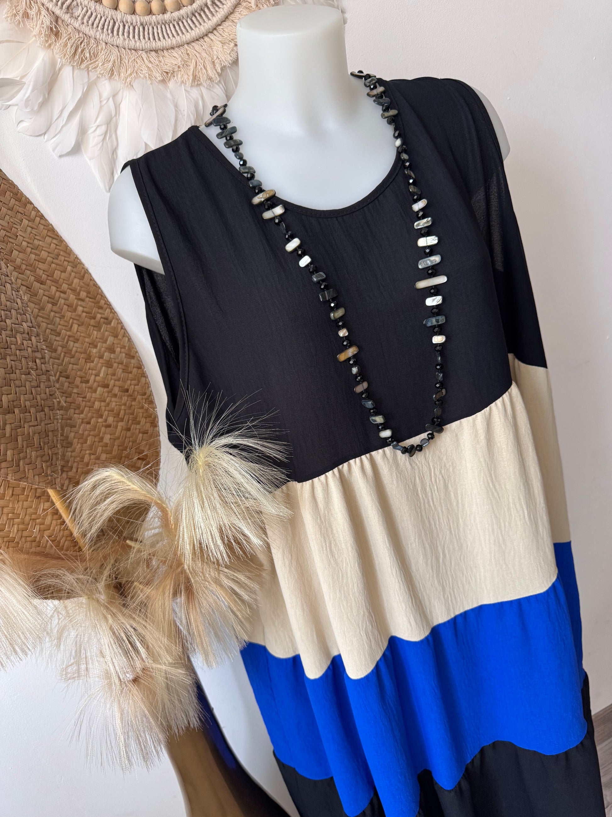 Robe Sidonie bleu TU 48/52