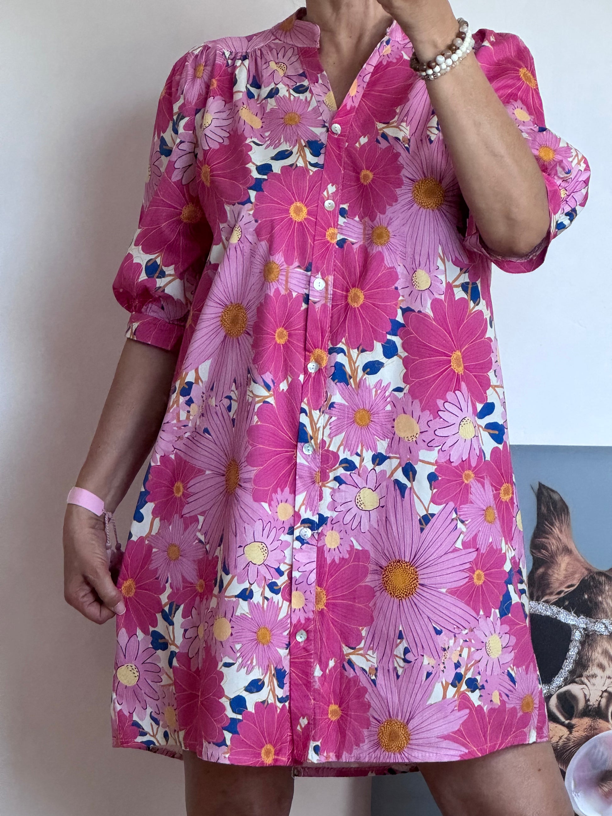 Robe Flora rose
