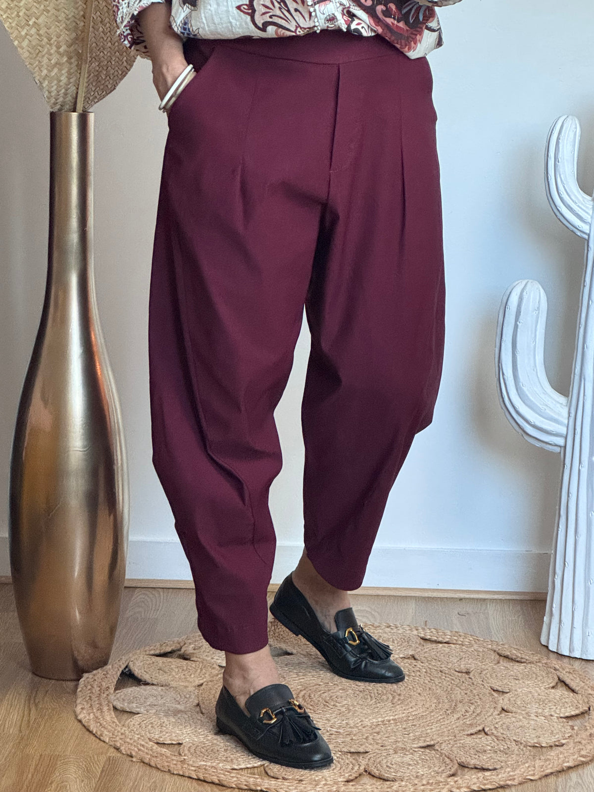Pantalon Alexis Bordeaux