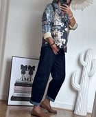 Jeans ballon brut