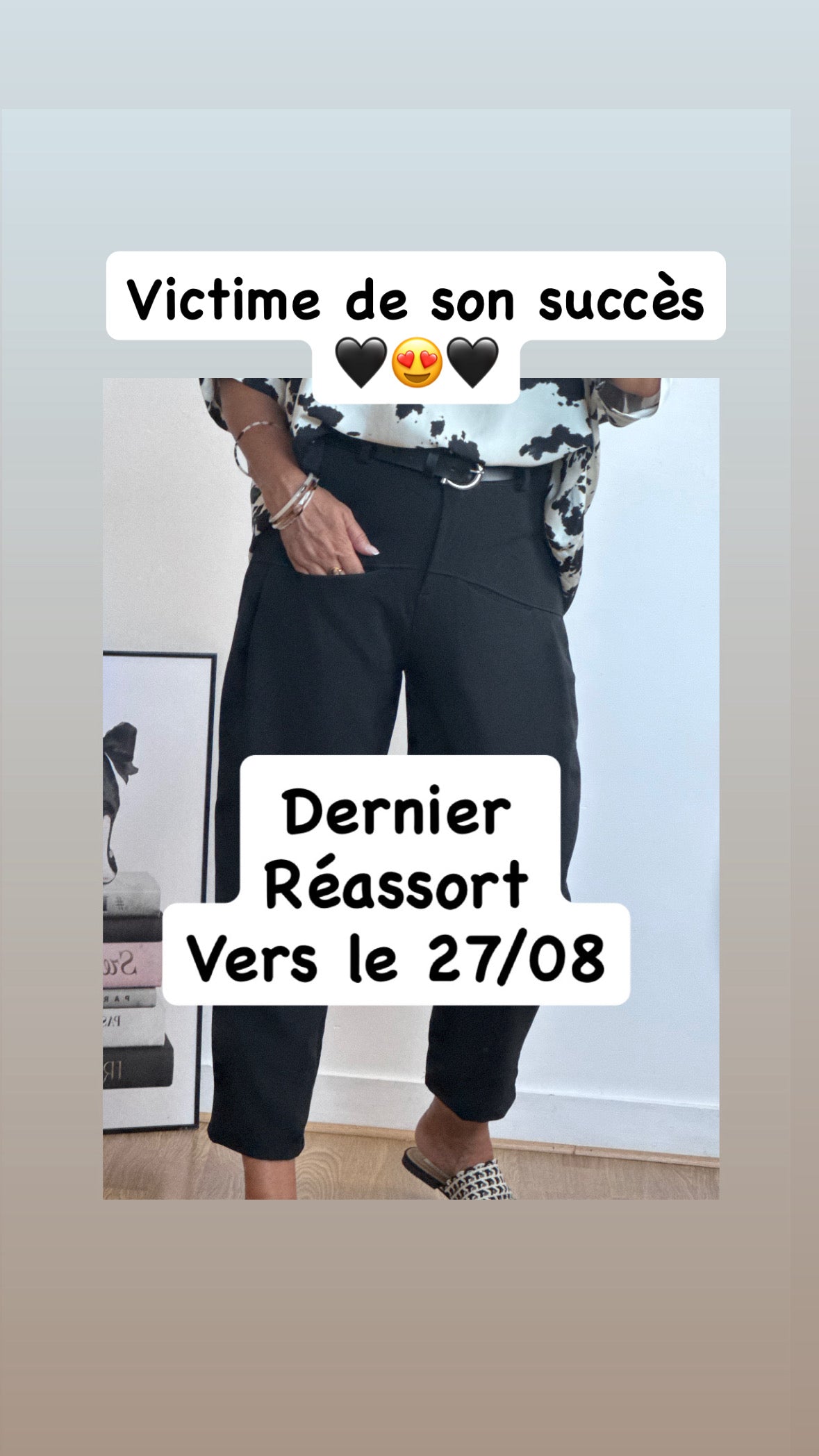 Pantalon Gabriel noir TU 36/42