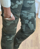 Pantalon confort camouflage kaki