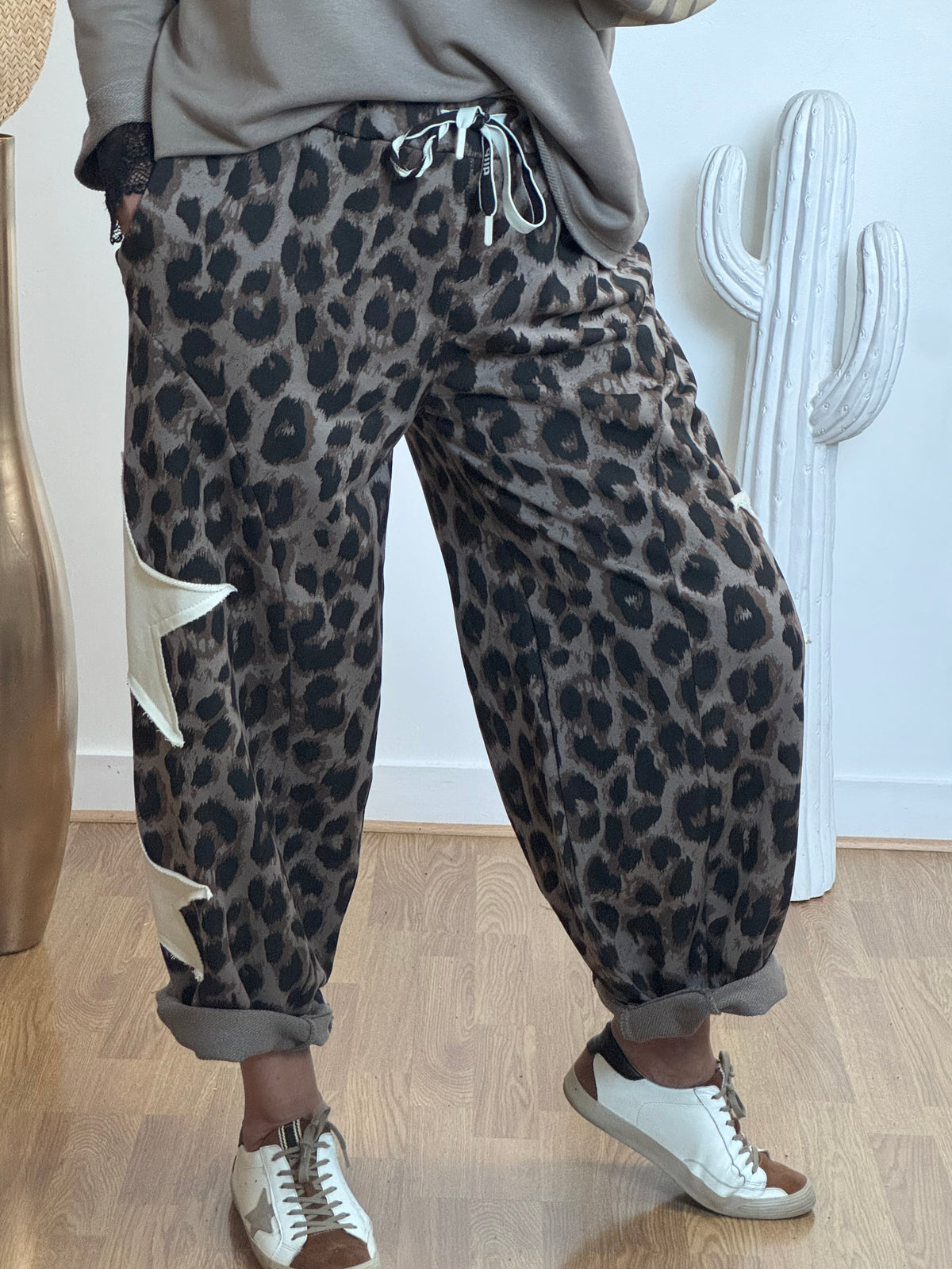 Pantalon jog Wild Star Leo taupe