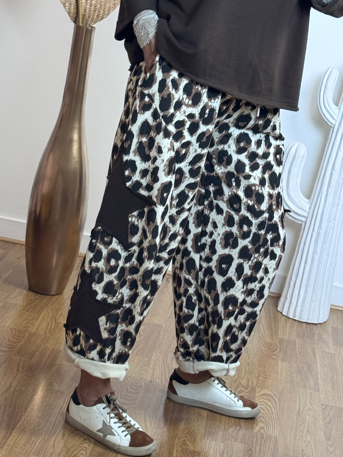 Pantalon jog Wild Star Leo crème