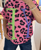 Teeshirt Léo Yeah fuchsia