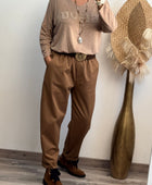 Pantalon Sacha camel TU 42/50