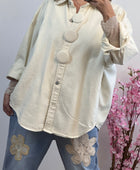 Veste Nina jeans crème