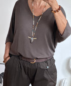 Pull en modal marron TU 42/50