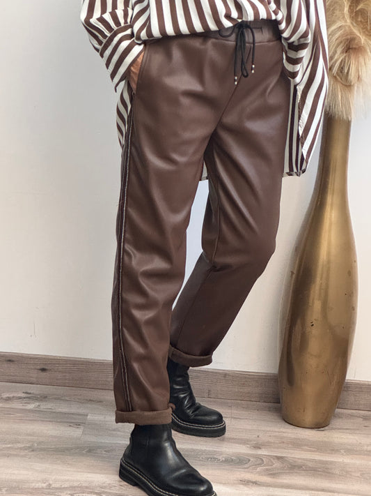 Pantalon Hector marron