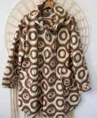 Manteau beige et crème TU 42/50