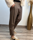 Pantalon saroual marron