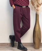 Pantalon Sacha lie de vin 42/50