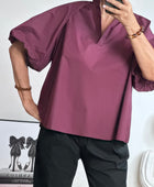 Blouse Yuna lie de vin TU 42/50