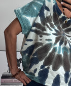 Sweat tie and dye marine / bleu