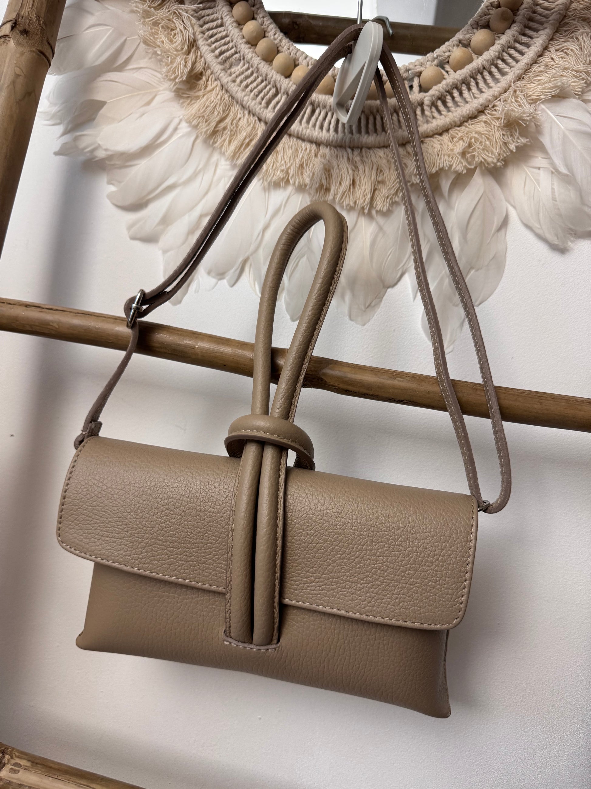 Sac anse cuir beige 🎁