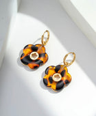 Boucle d’oreille fleur pétale