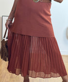 Robe Capucine terracotta