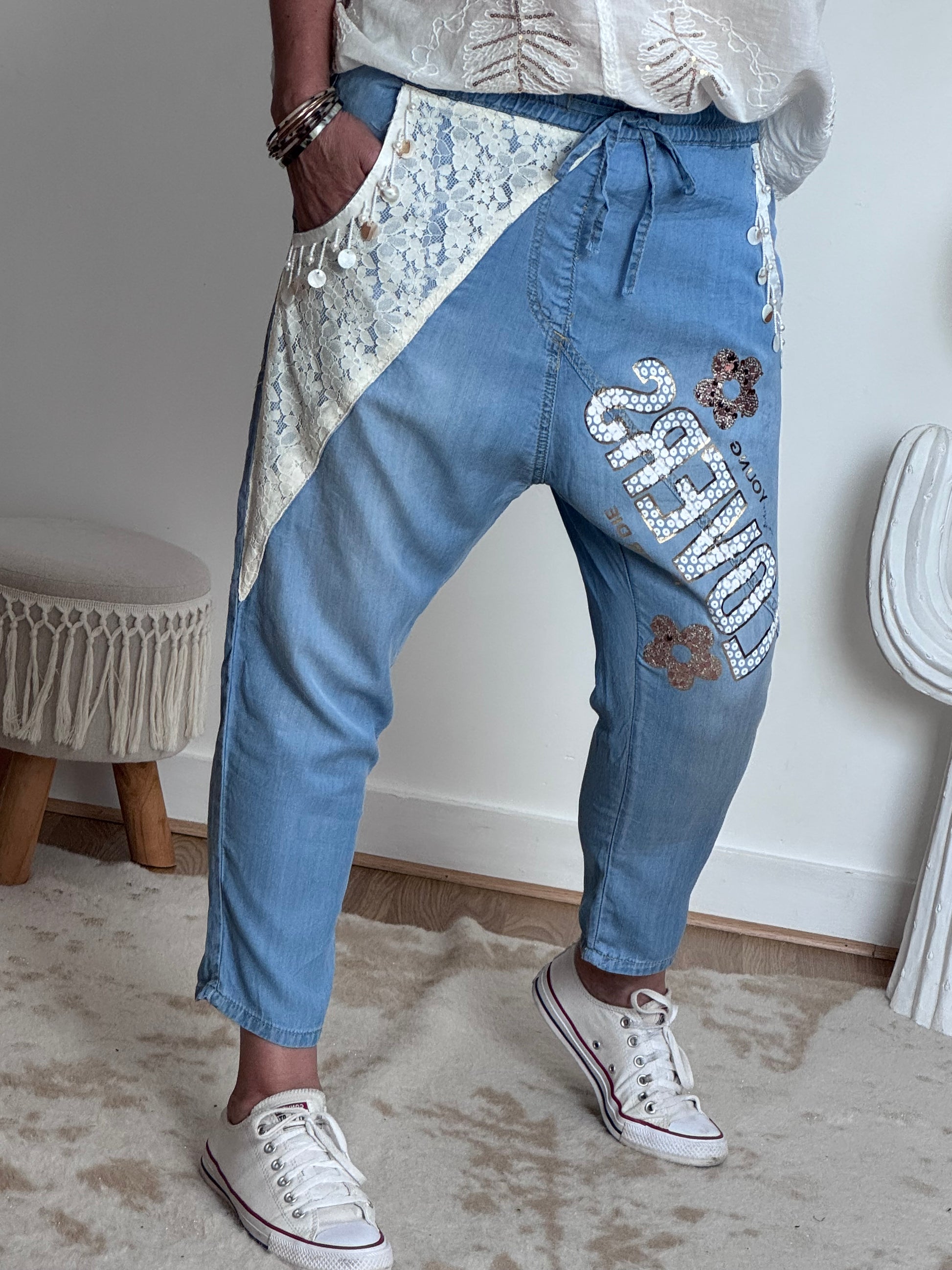 Jeans bohème TU 36/42