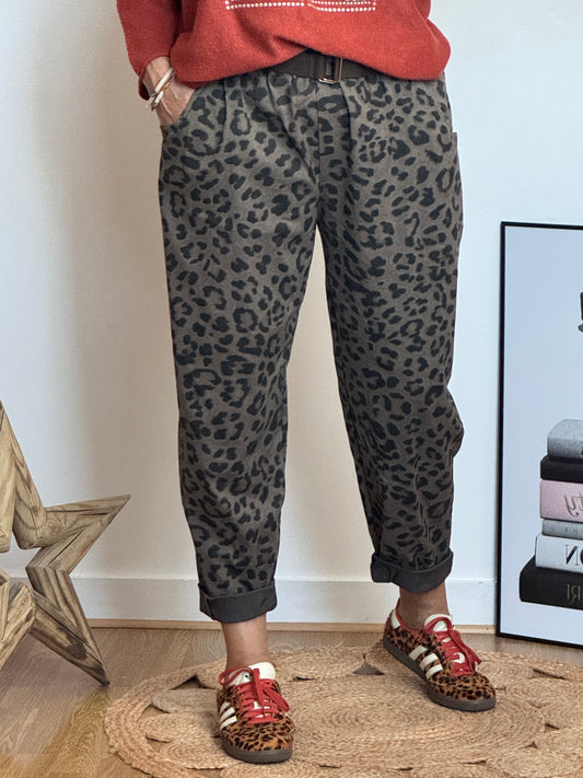 Pantalon Léo taupe TU 40/50