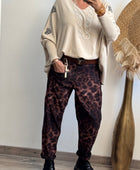 Pantalon Léo foncé