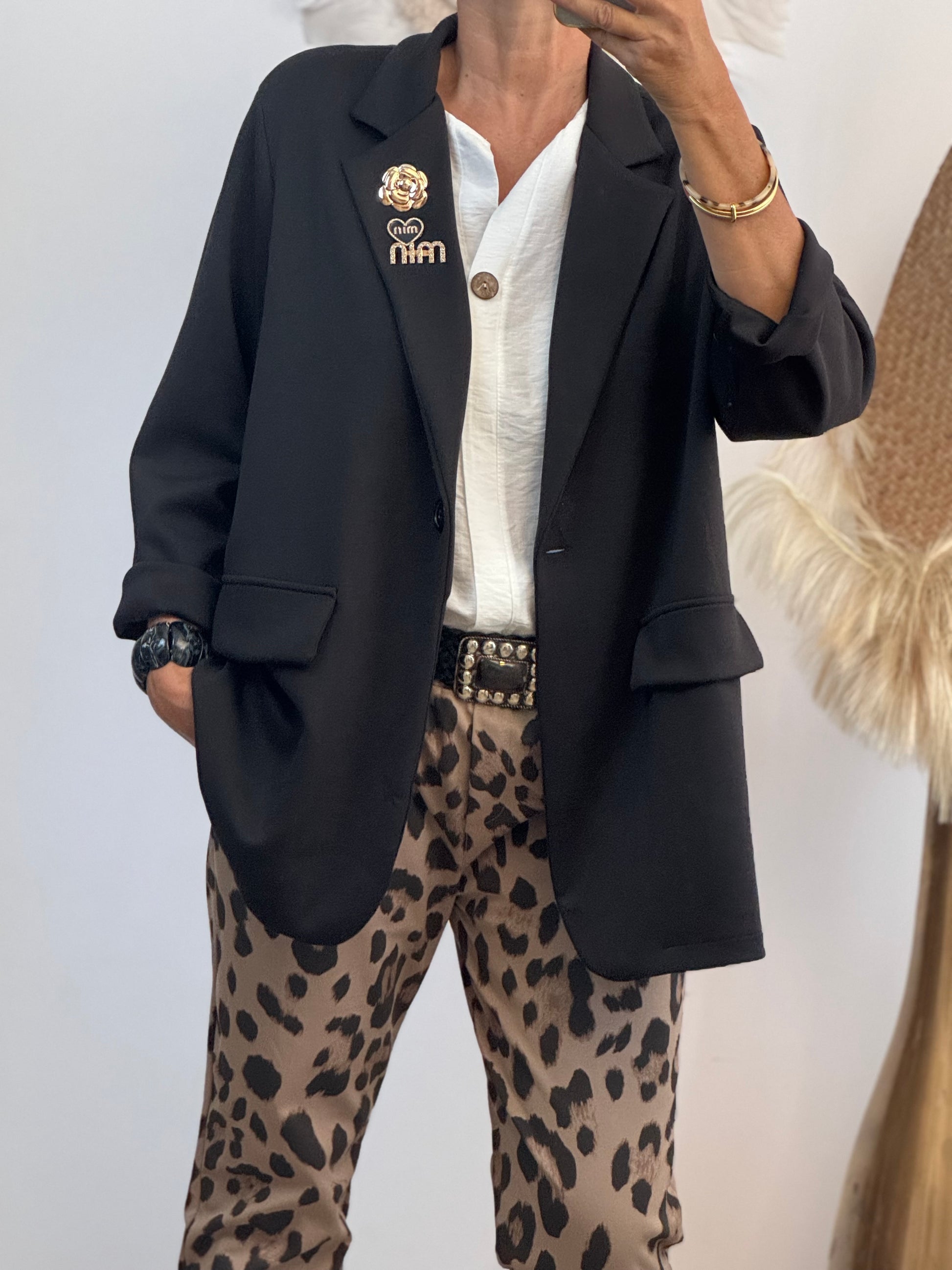 Blazer noir Augustin TU 44/48