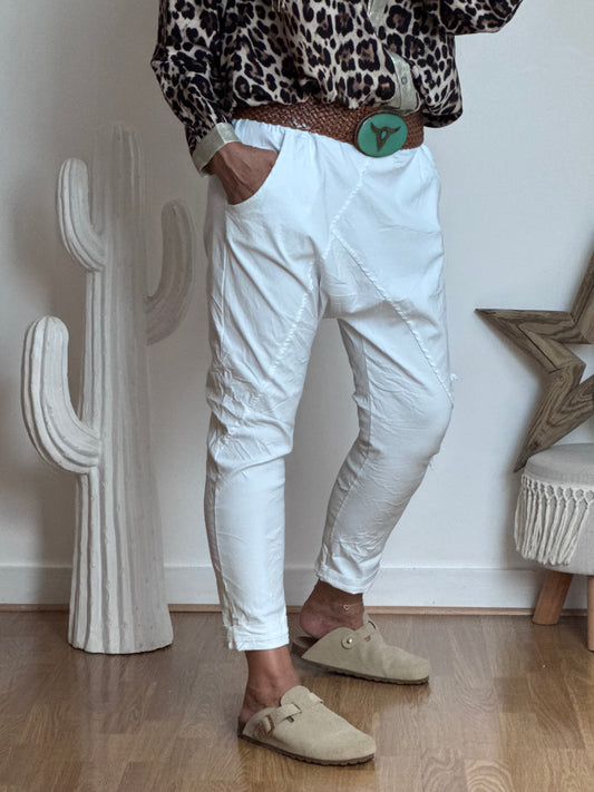 Pantalon saroual blanc OK !