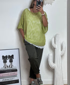 Pull Raphaël vert