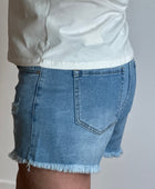 Short en jeans
