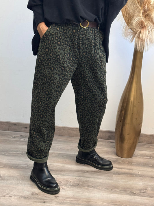 Pantalon Tiago kaki