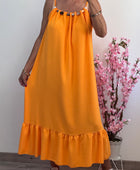 Robe longue Agathe orange