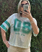 Teeshirt sequins 80 New York