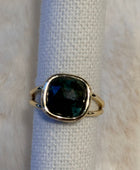 Bague acier inoxydable dorée