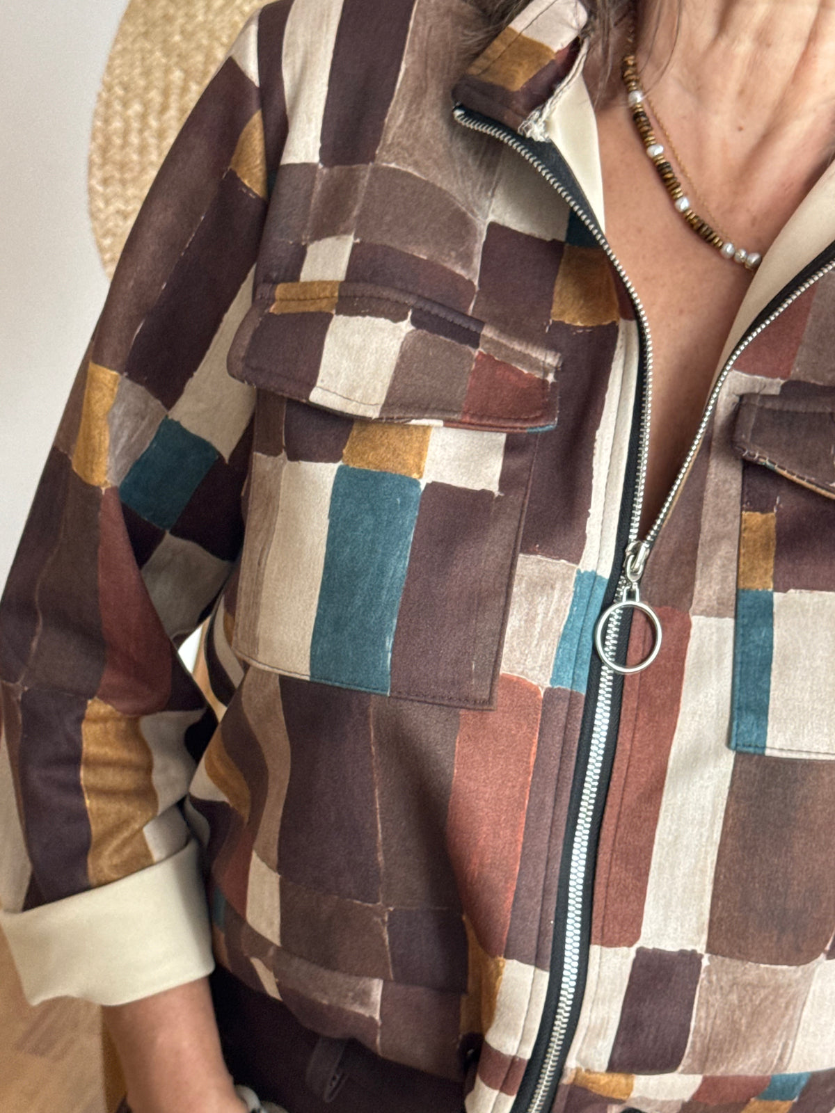 Veste Ambre marron