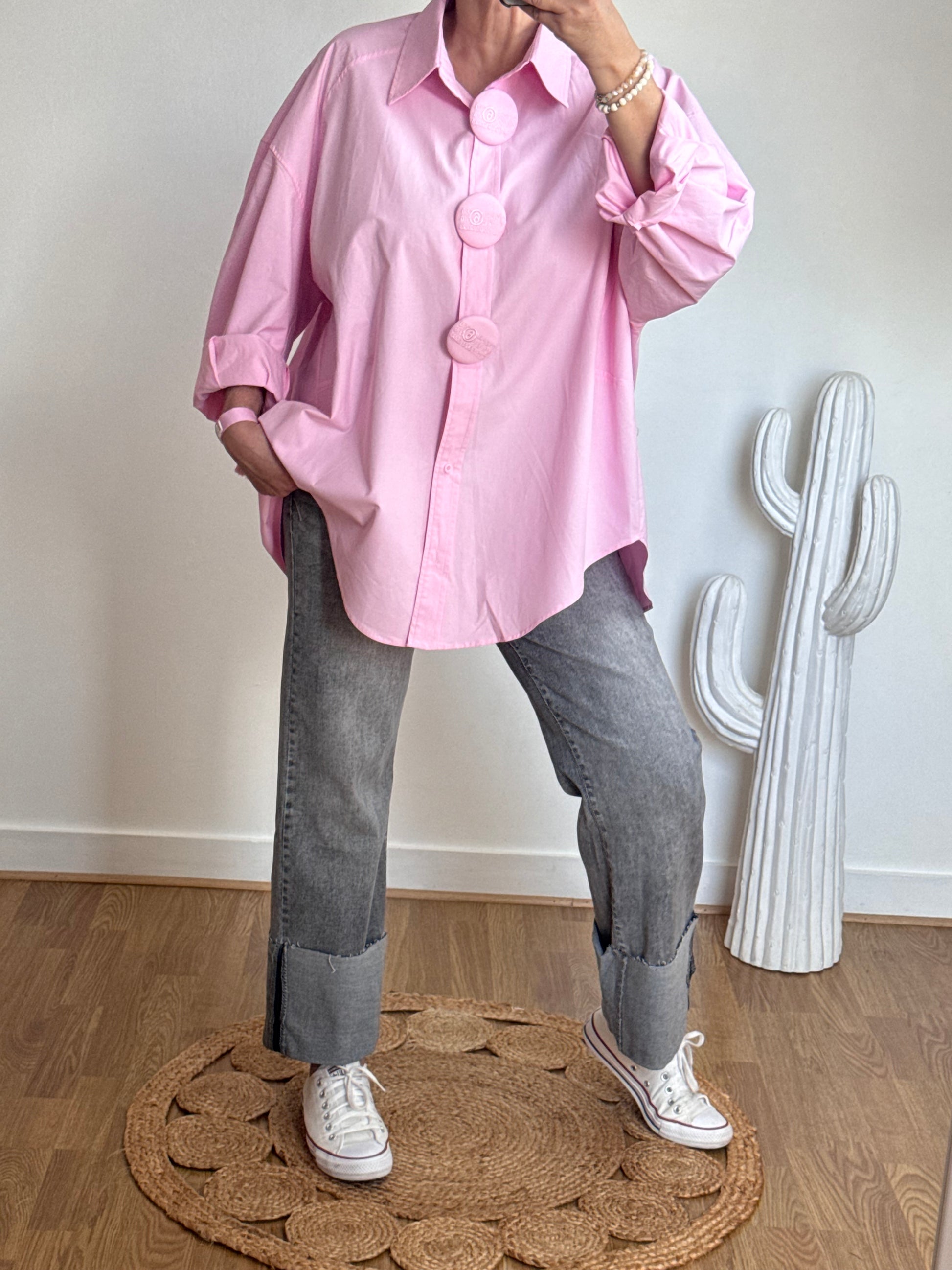 Chemise Capucine rose