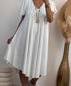 Robe d’été évasée blanche TU 40/48