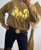 Sweat-shirt peace camel