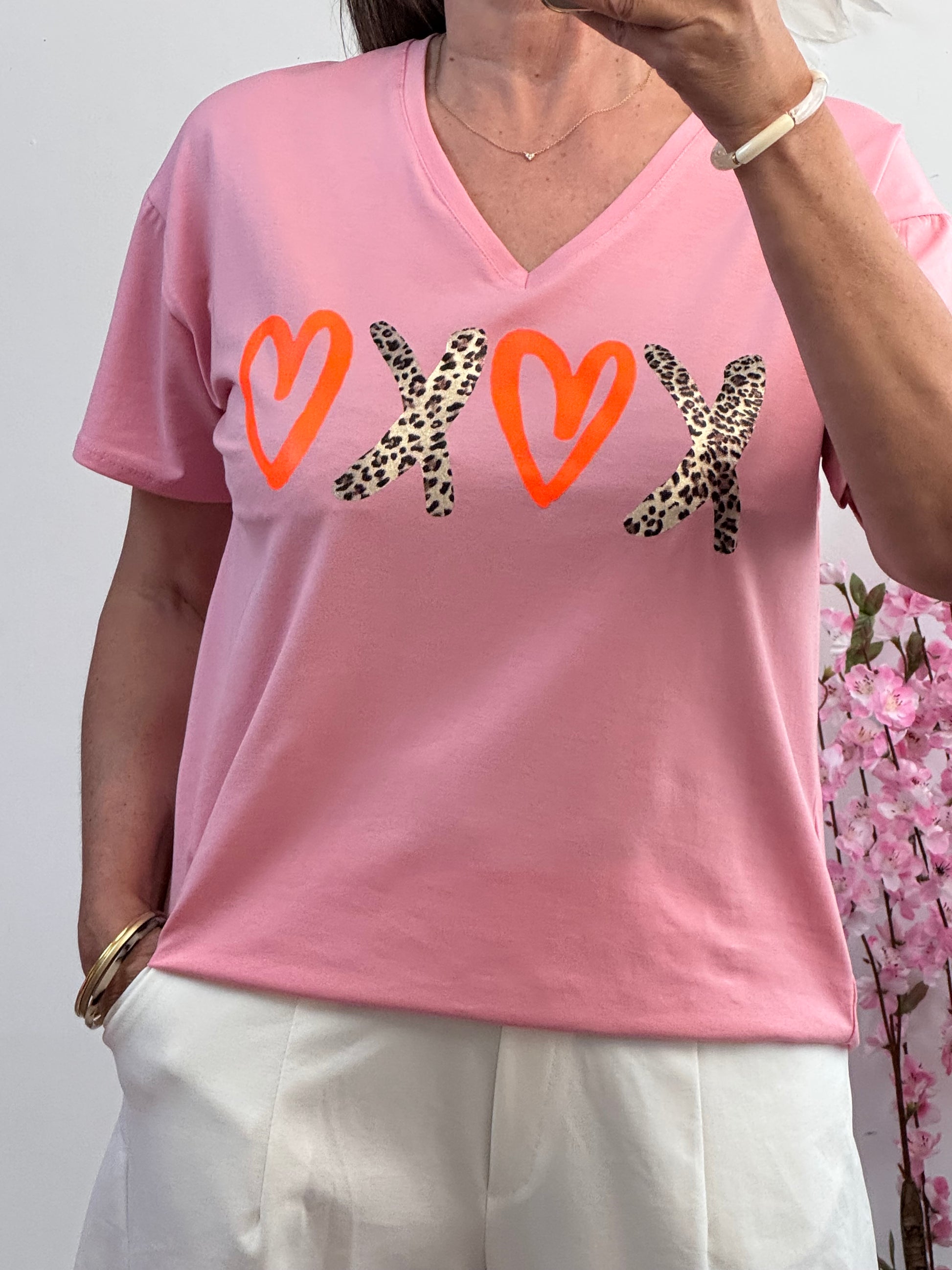 Teeshirt rose X🧡X🧡