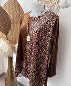 Pull velours ras Léo TU 42/48