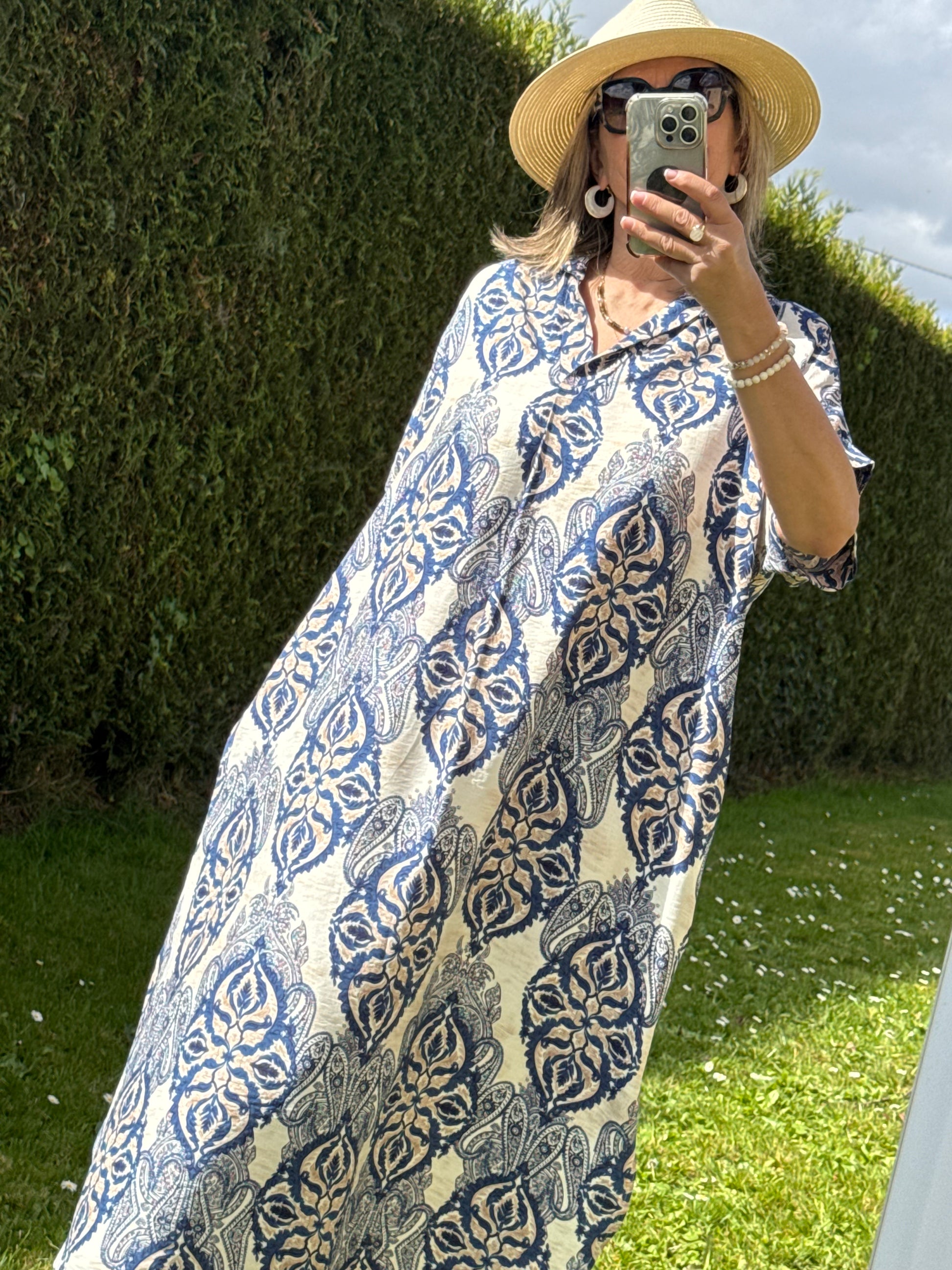 Robe Mila bleu marine TU 44/48