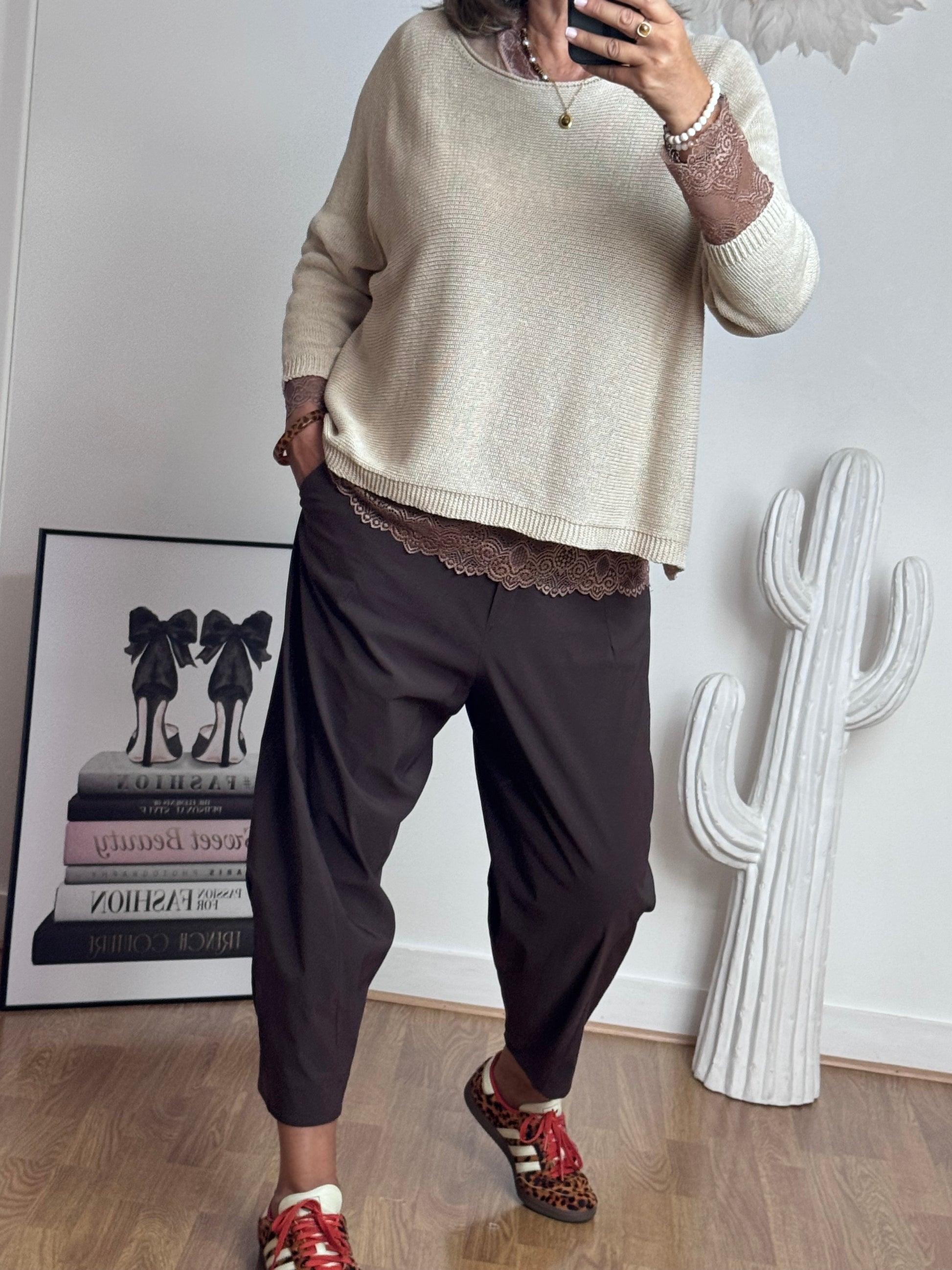 Pull Oscar beige