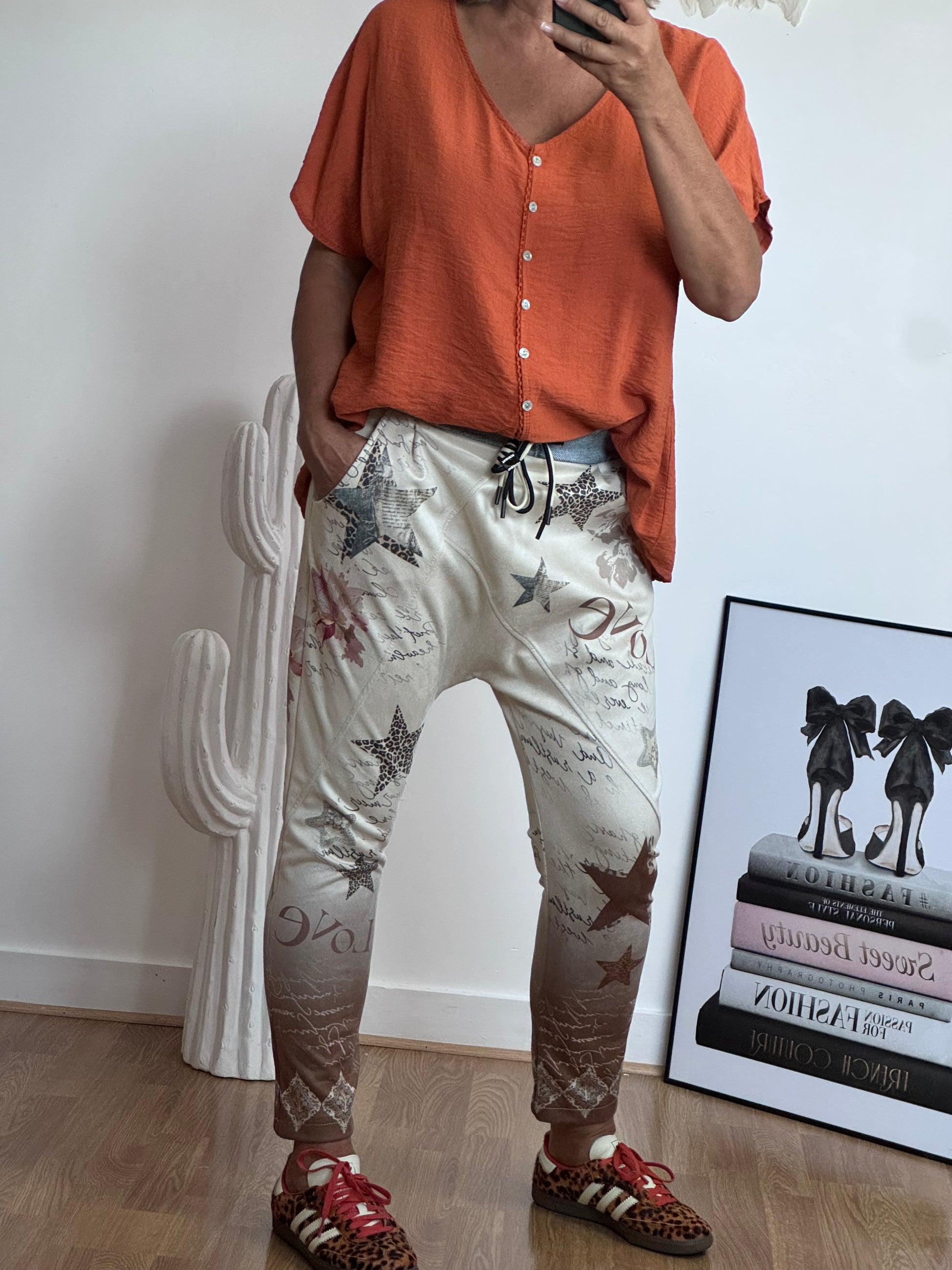 Pantalon baggy suédine TU 36/42