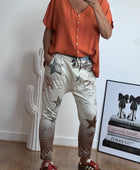 Pantalon baggy suédine TU 36/42